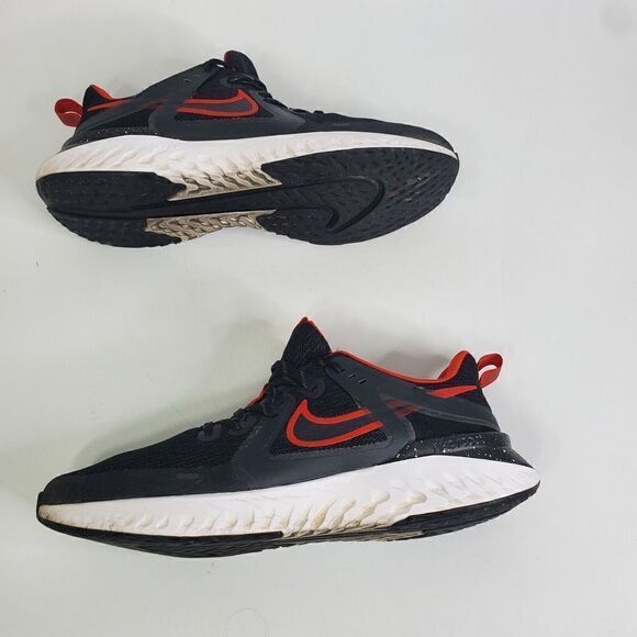 Nike Legend React 3 Men Black University Red Running Shoes AT1368 005 Size 12 - Picture 14 of 16